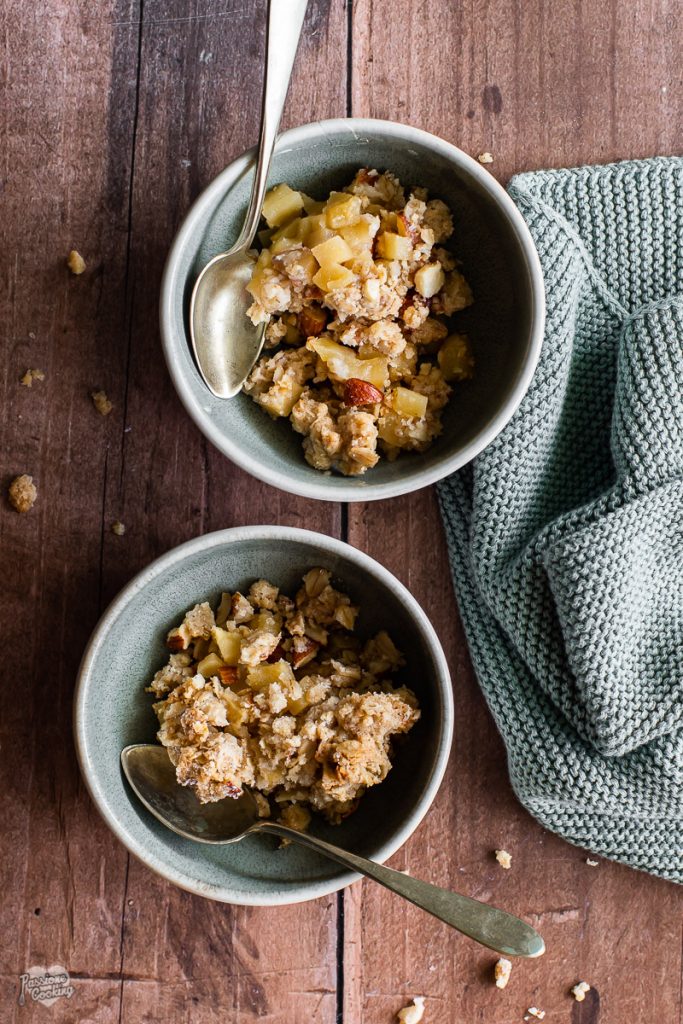 Crumble aux pommes
