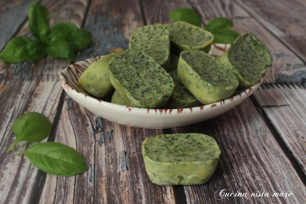 Cube de basilic Cuisine vue mer