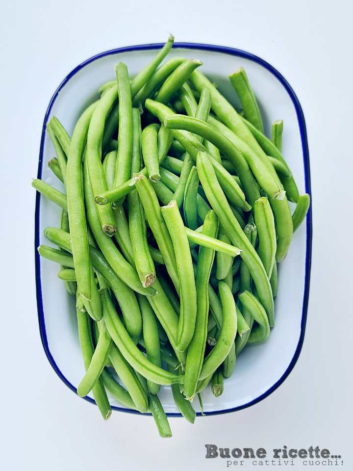 haricots verts bouillis