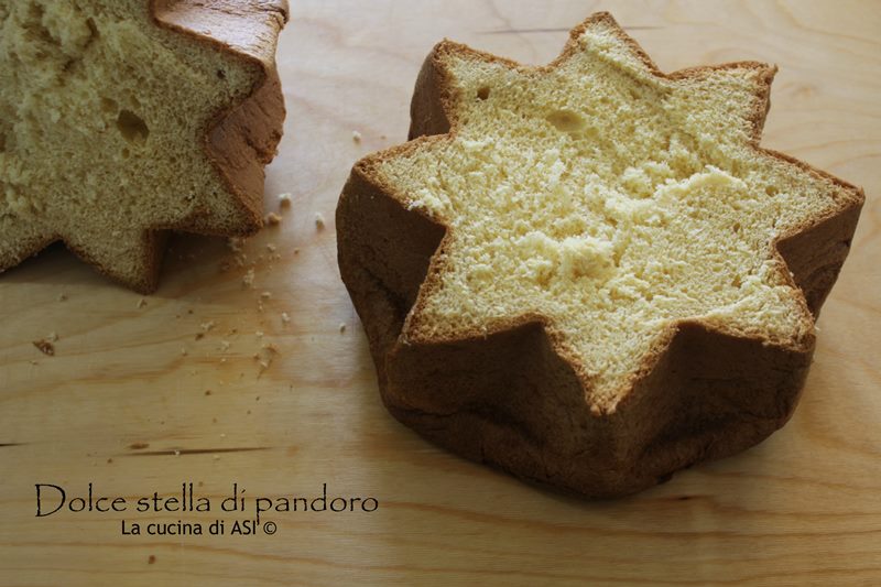 Douce étoile avec le pandoro