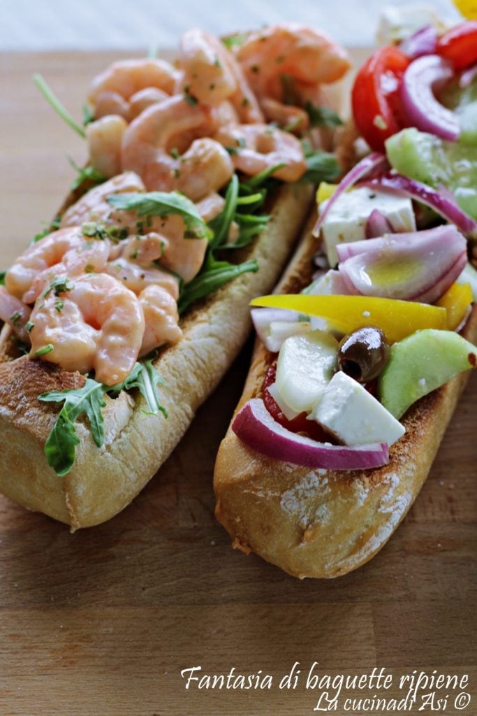 Fantaisie de baguettes farcies