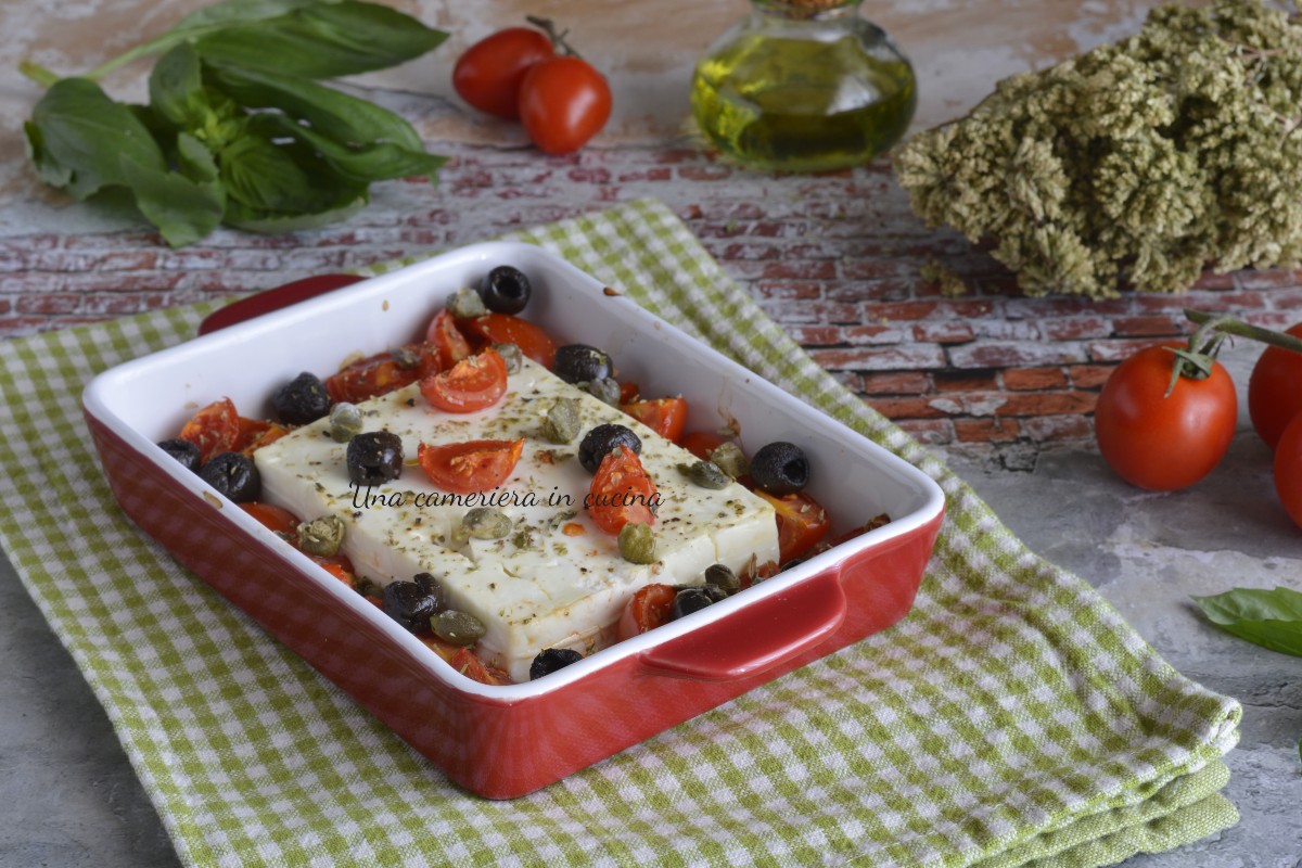 Feta rôtie à la méditerranéenne