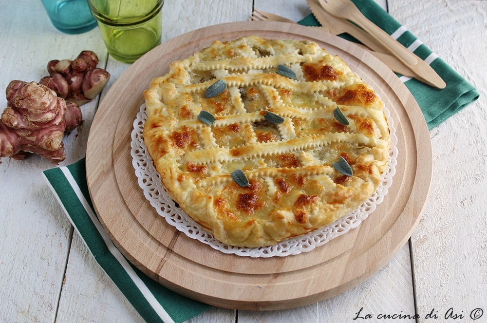 Feuilletée au topinambour