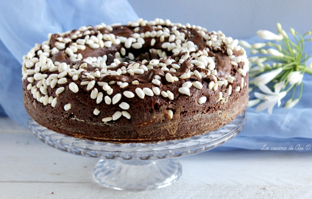 Gâteau au chocolat et riz soufflé