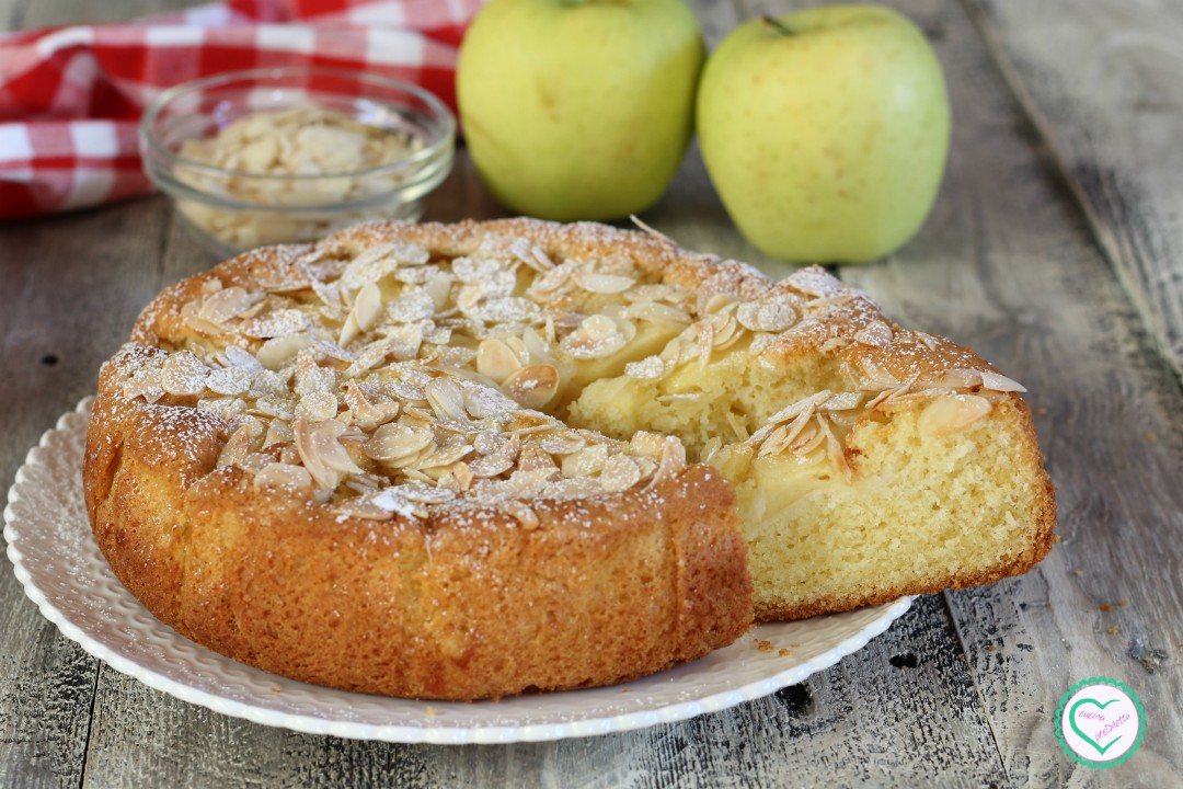 Gâteau aux pommes et aux amandes
