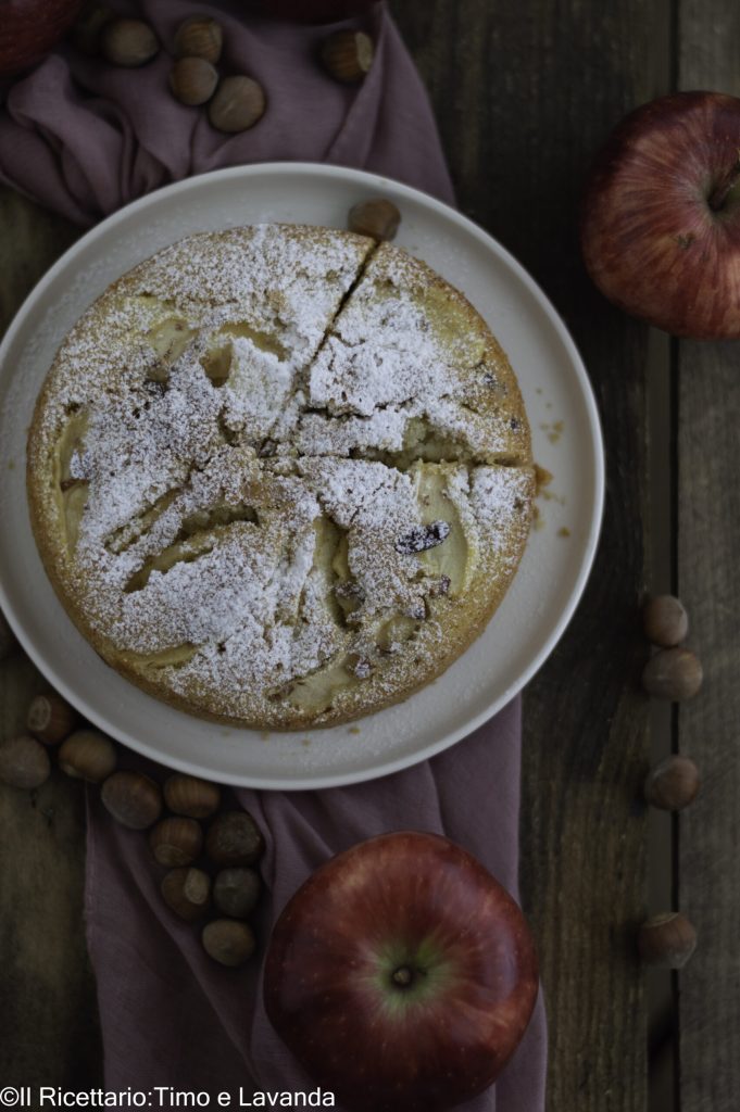 gâteau aux pommes et noisettes