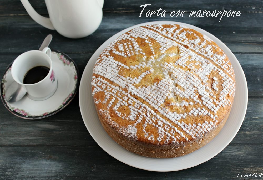 Gâteau avec mascarpone