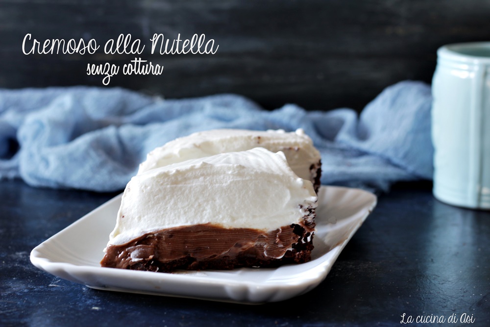 GÂTEAU CRÉMEUX à la Nutella sans cuisson