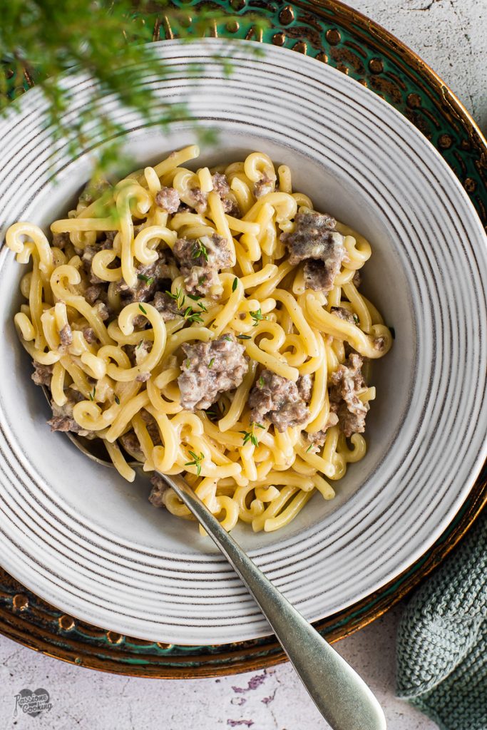 Gramigna avec saucisse