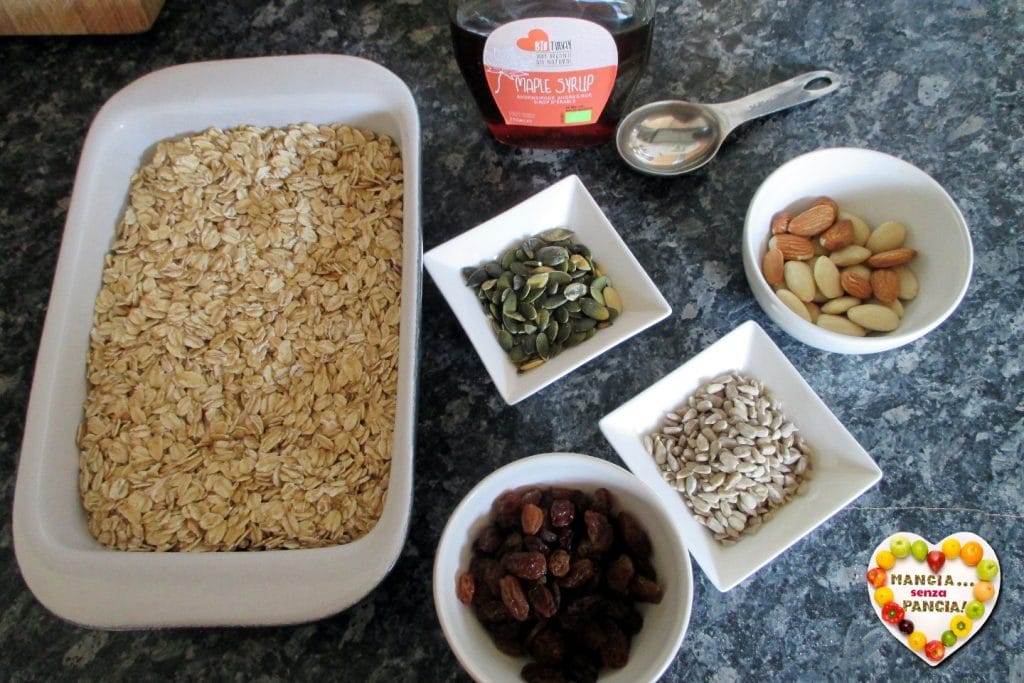 Granola maison dans la friteuse à air, Mange sans Ventre