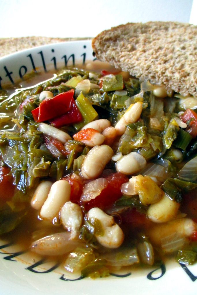 Haricots et scarole, Mange sans Ventre