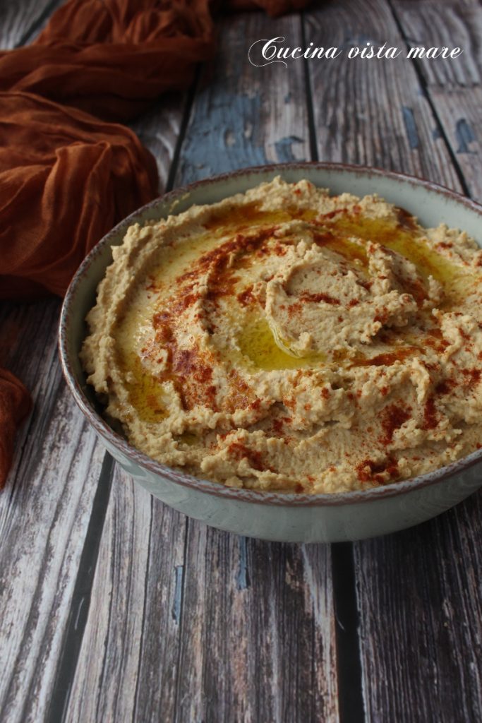 Houmous rôti Cuisine vue sur mer