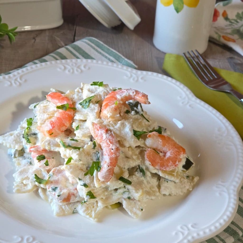 Pâtes Crémeuses Crevettes et Citron