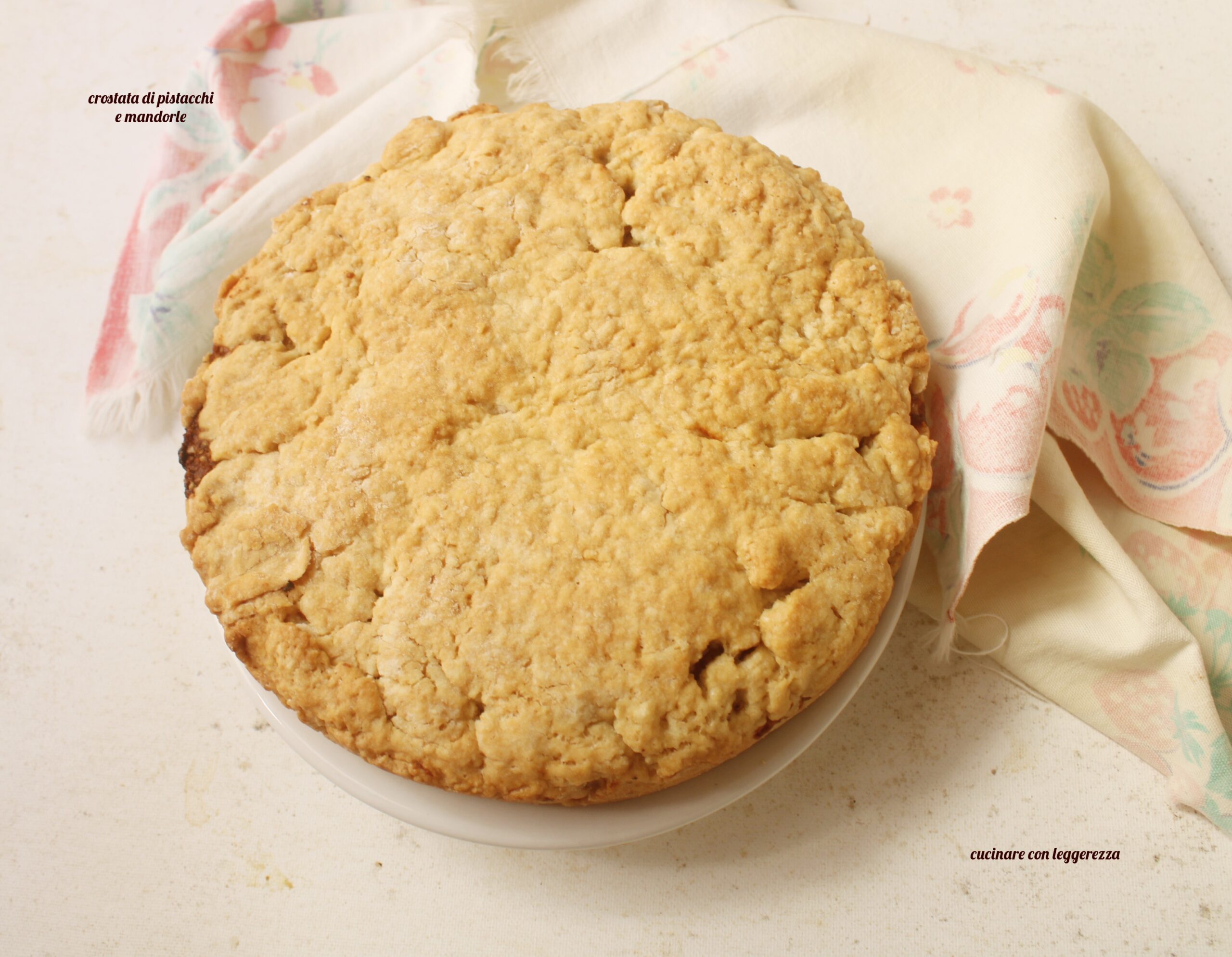 Tarte aux pistaches et amandes