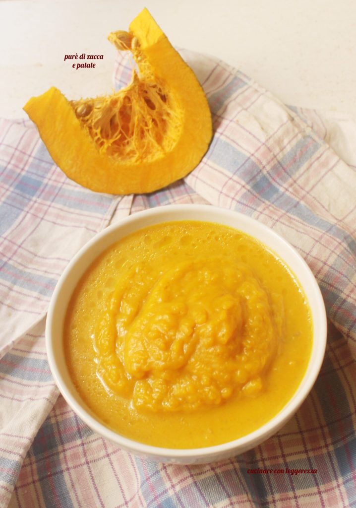 purée de potiron et pommes de terre