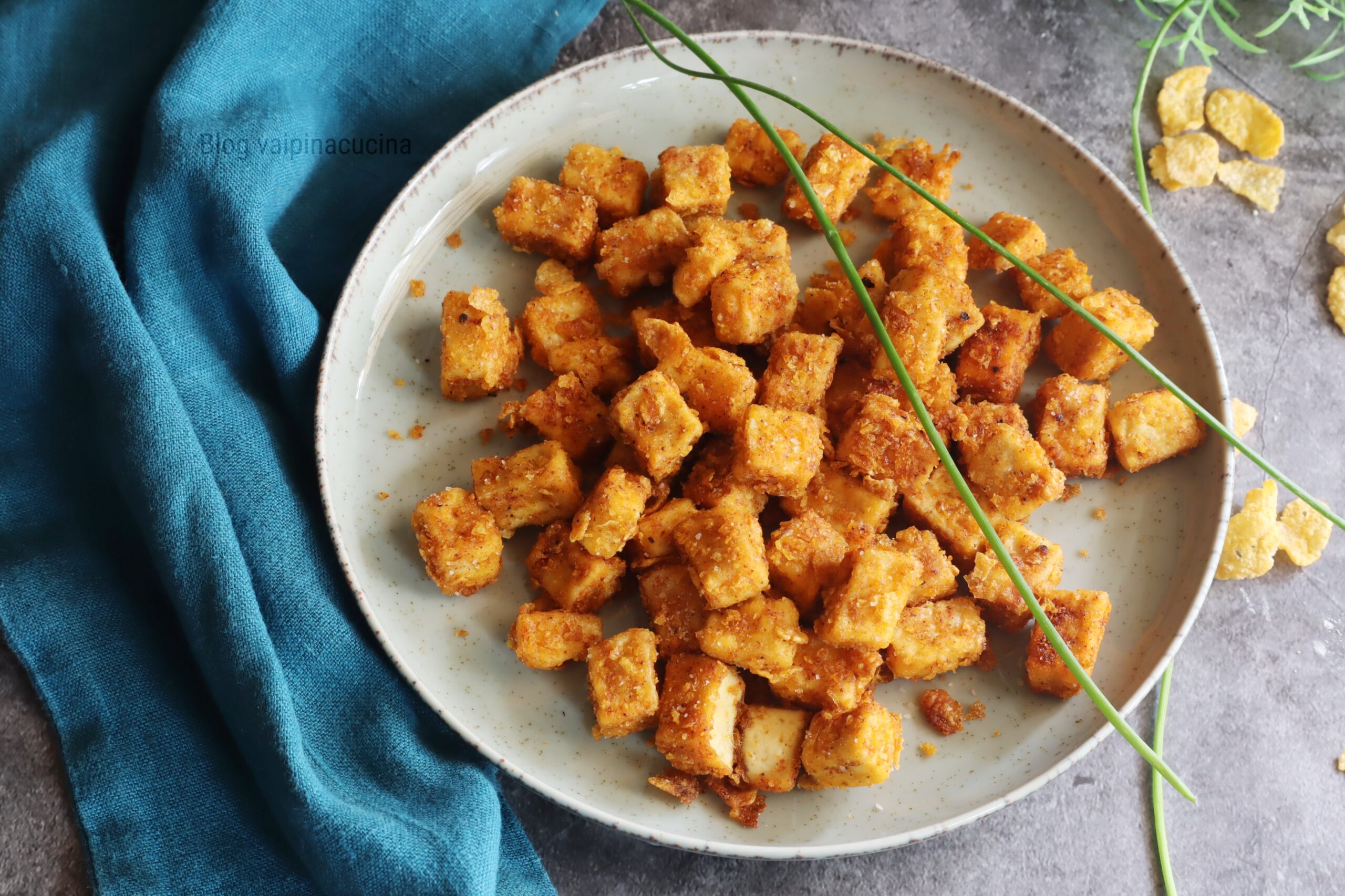 Bouchées de tofu épicées