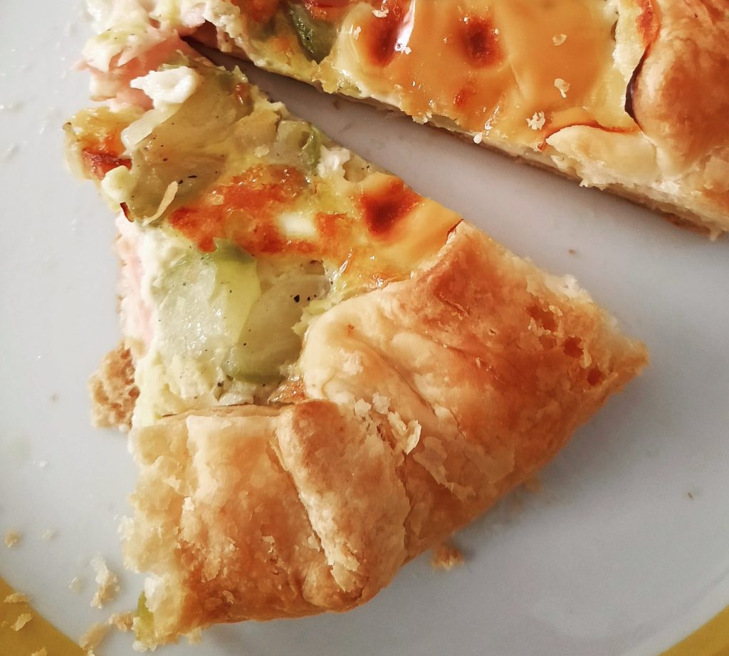 tarte salée aux courgettes