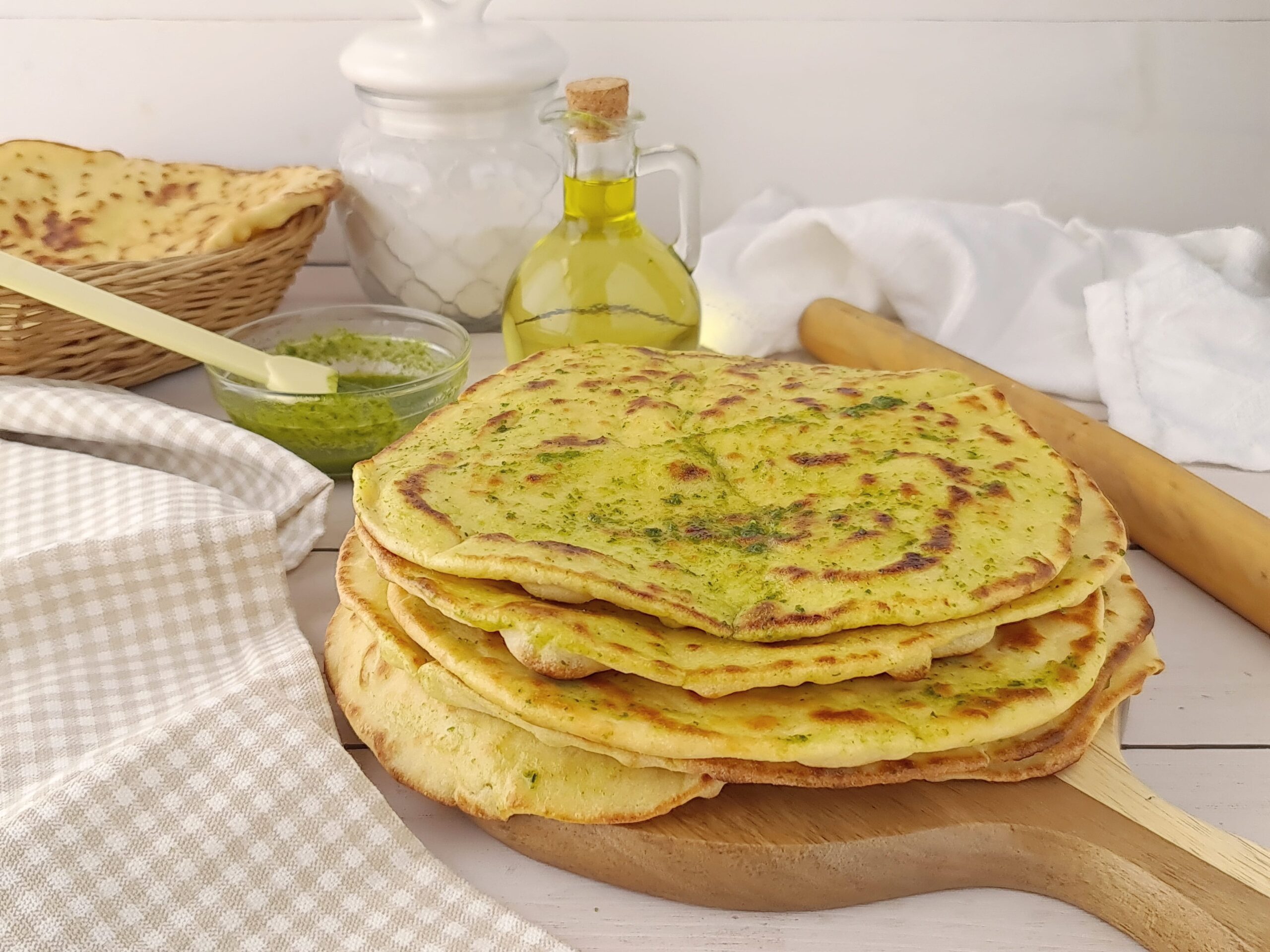 Pain au yaourt grec à la poêle
