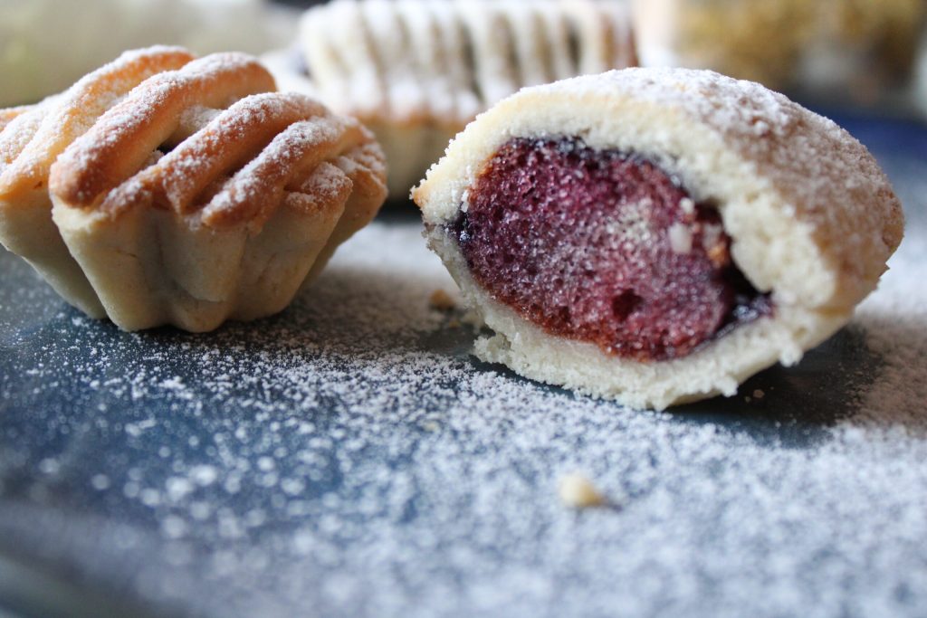Bouchées en croûte aux fruits des bois