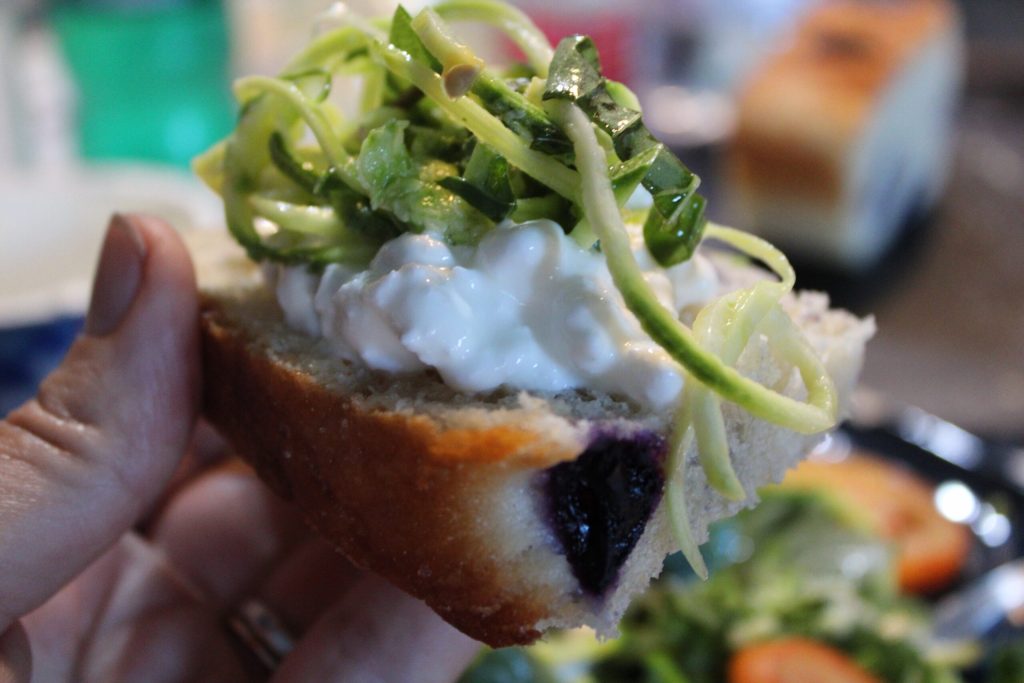 Courgettes marinées