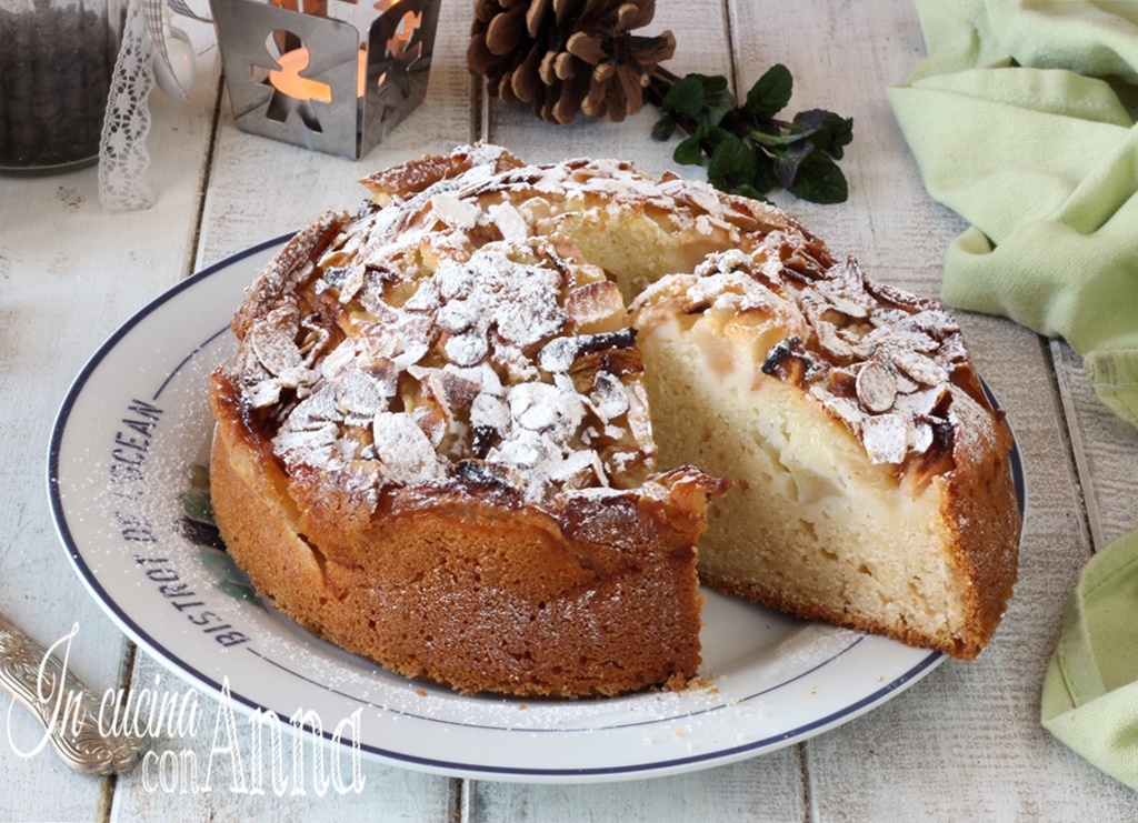 Gâteau aux pommes et aux amandes