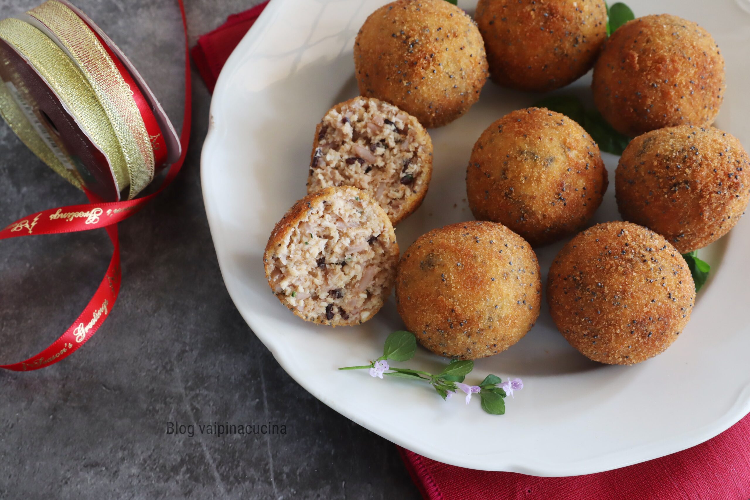 Croquettes de riz et poulet
