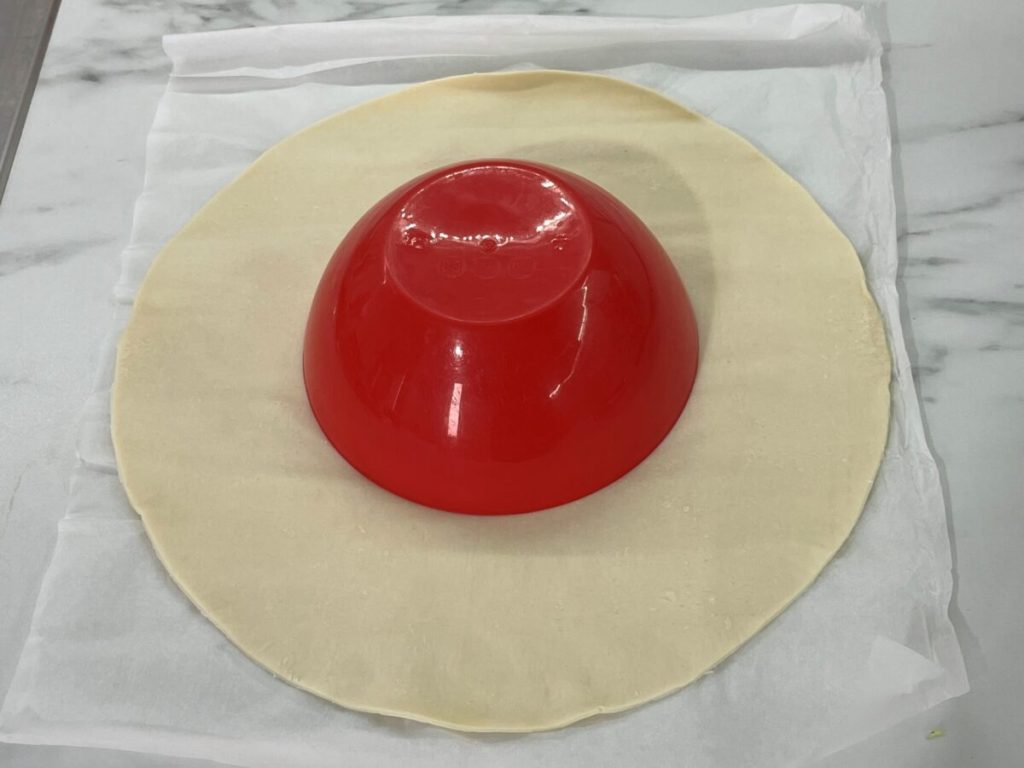 couronne salée pâte feuilletée courgettes