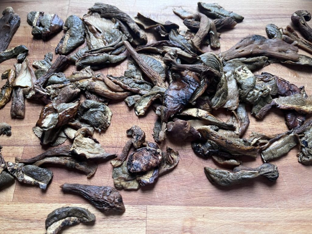 risotto aux champignons séchés