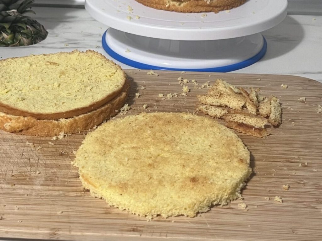 gâteau mimosa ananas femme