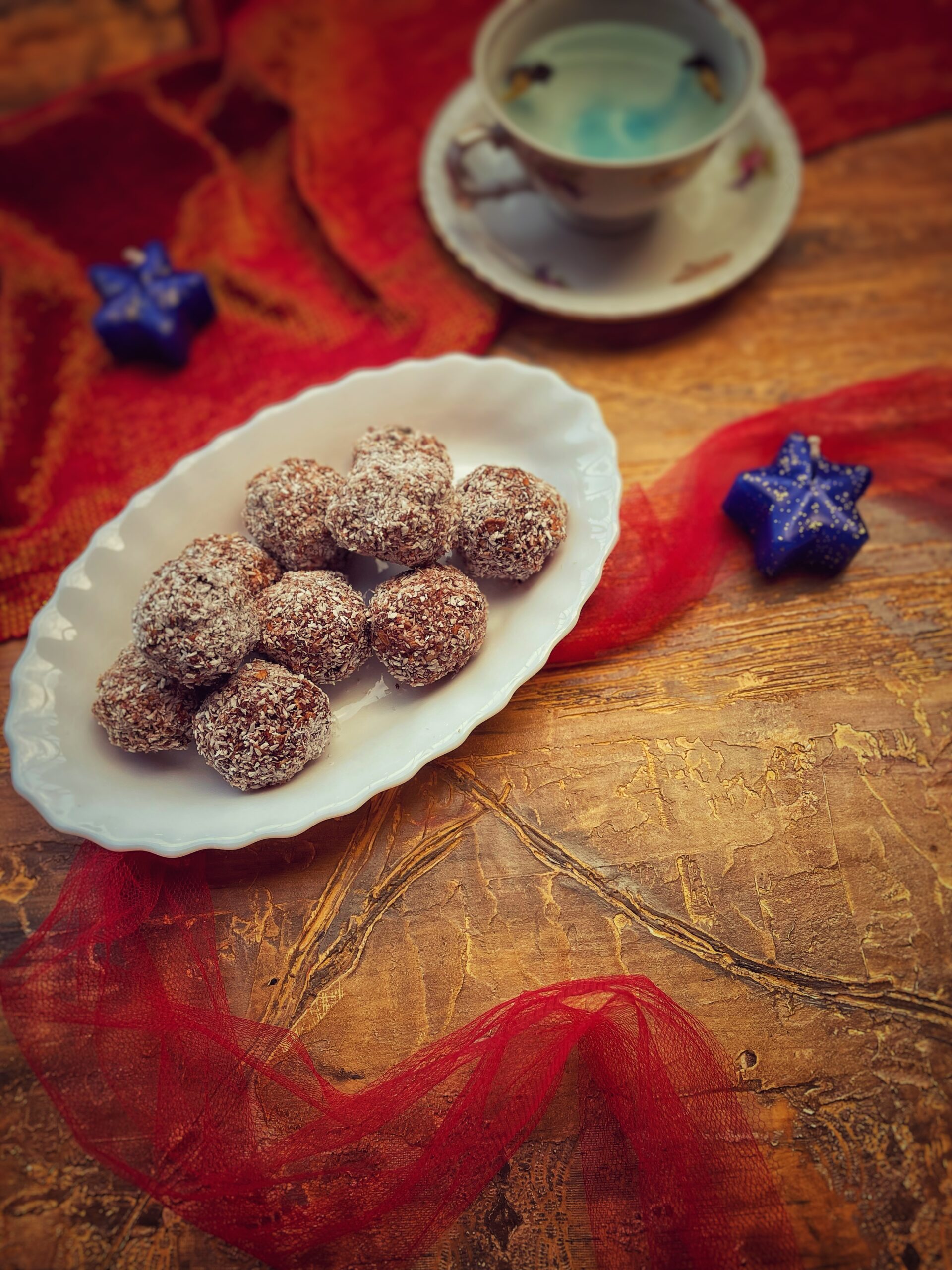 Havregrynskugler, Truffes crues danoises à l&rsquo;avoine
