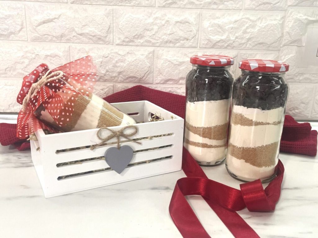 préparation cookies cadeau manger