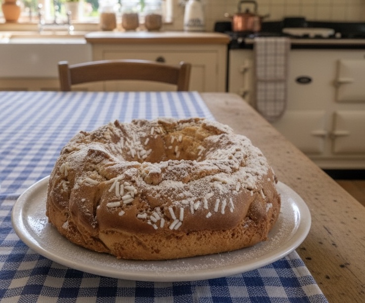 GÂTEAU AU SUCRE EN GRAINS SANS BEURRE