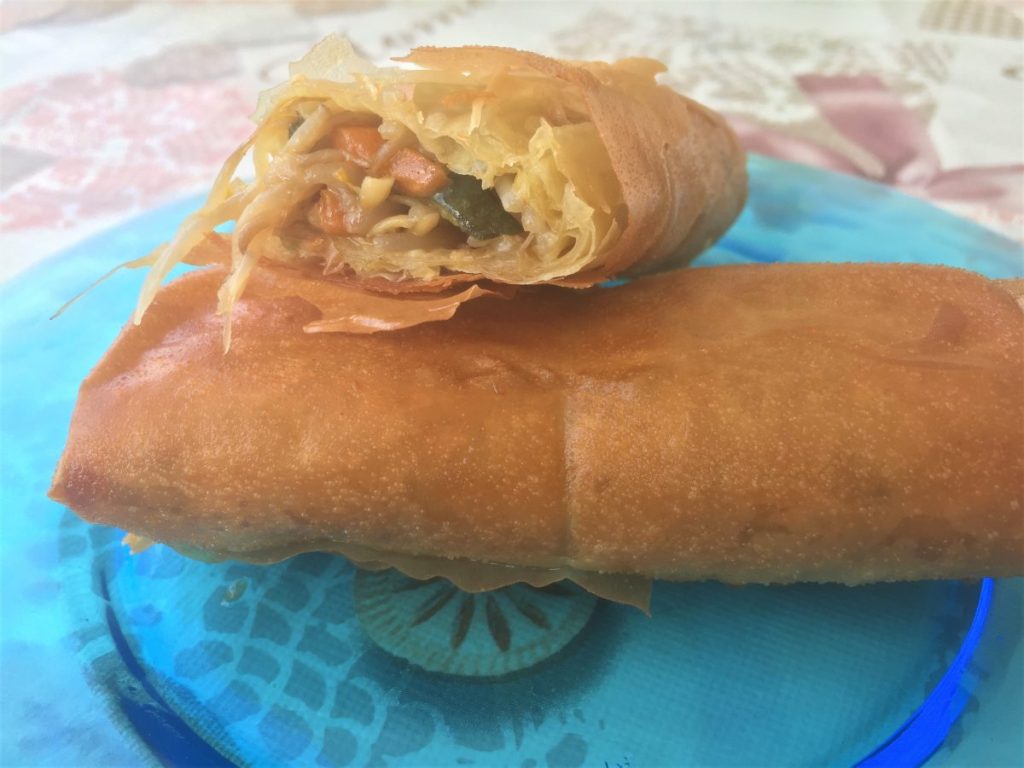 roulés pâte filo légumes