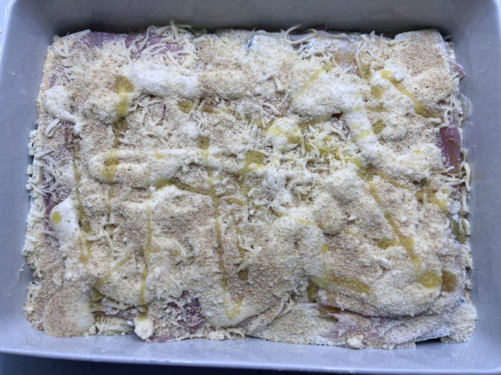 parmigiana courgettes blanche crue