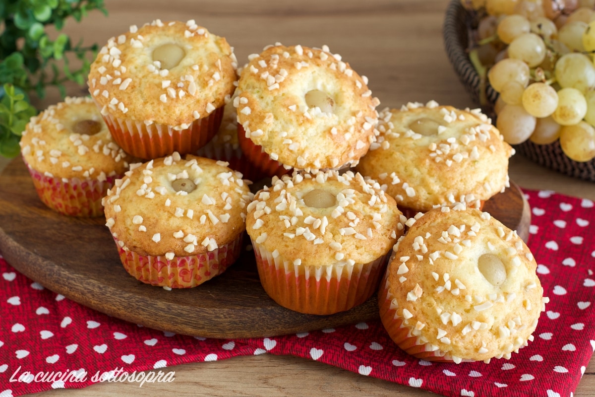 Muffin au raisin et amandes
