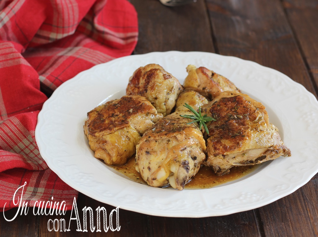 Poulet rôti à la poêle