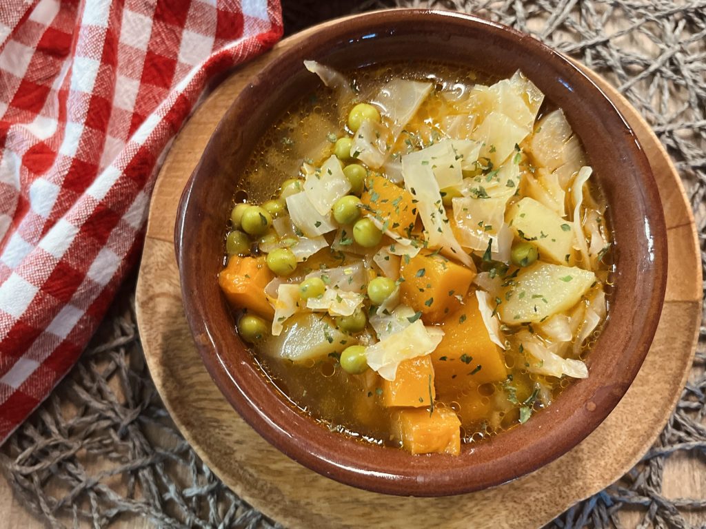 Soupe de légumes d'automne