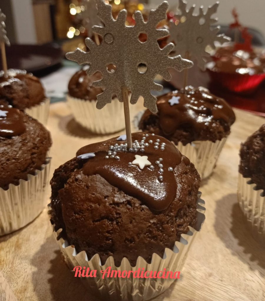 Les muffins gourmands au triple chocolat
