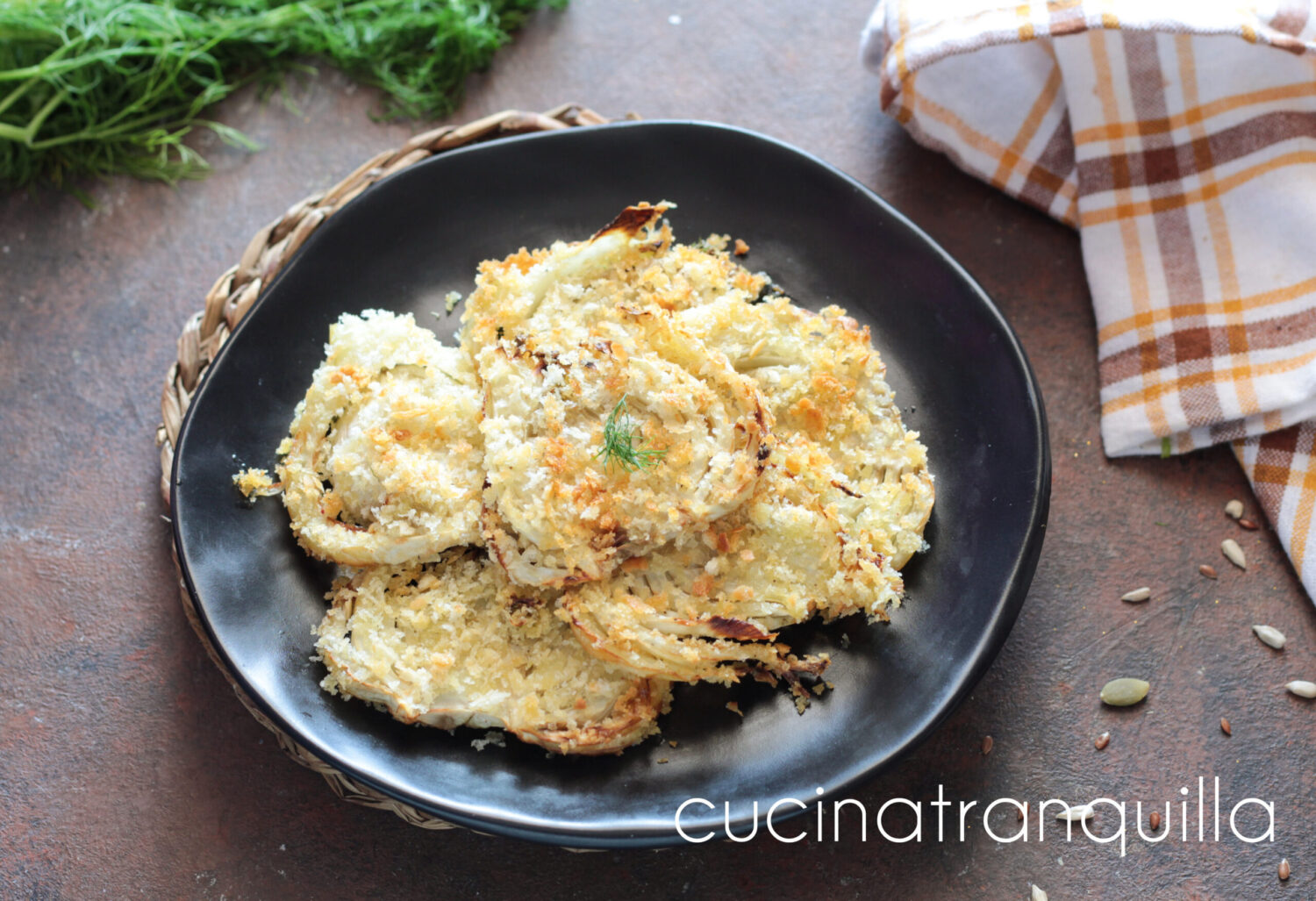 Fenouils gratinés à la friteuse à air