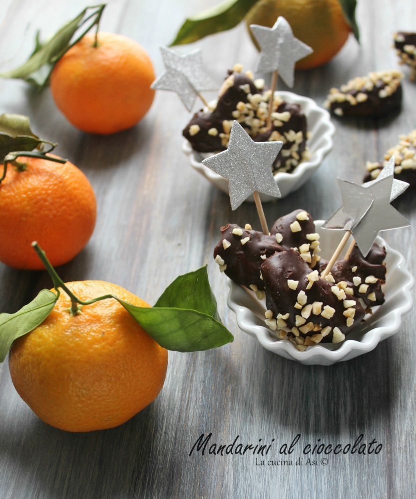 Mandarines au chocolat