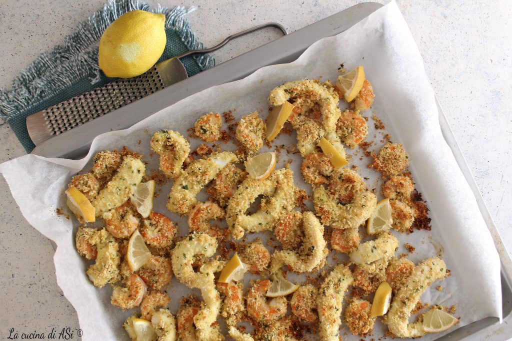 Mélange de fruits de mer gratiné au four