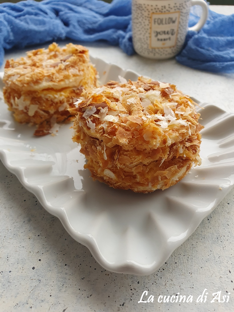 Millefeuille individuelle à la crème