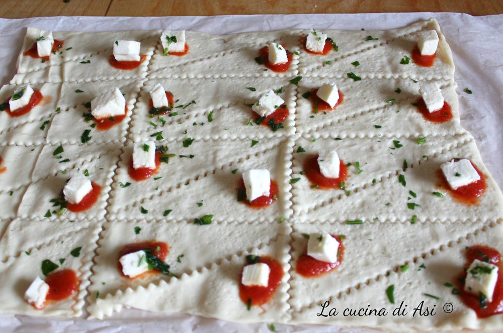 Mini croissant salés farcis