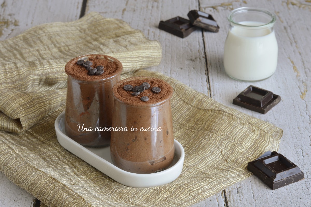 Mousse au chocolat sans œufs