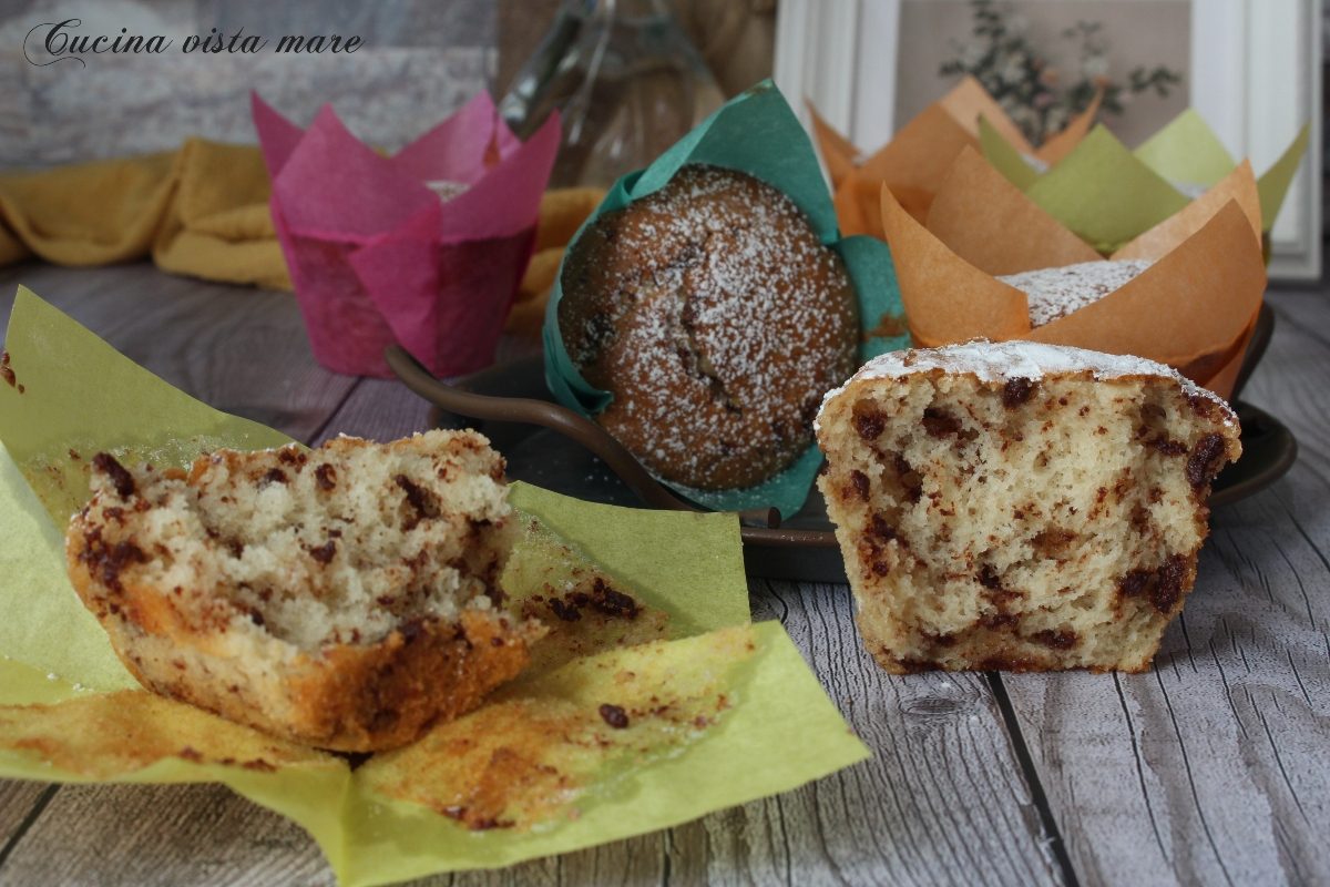 Muffin au chocolat au lait