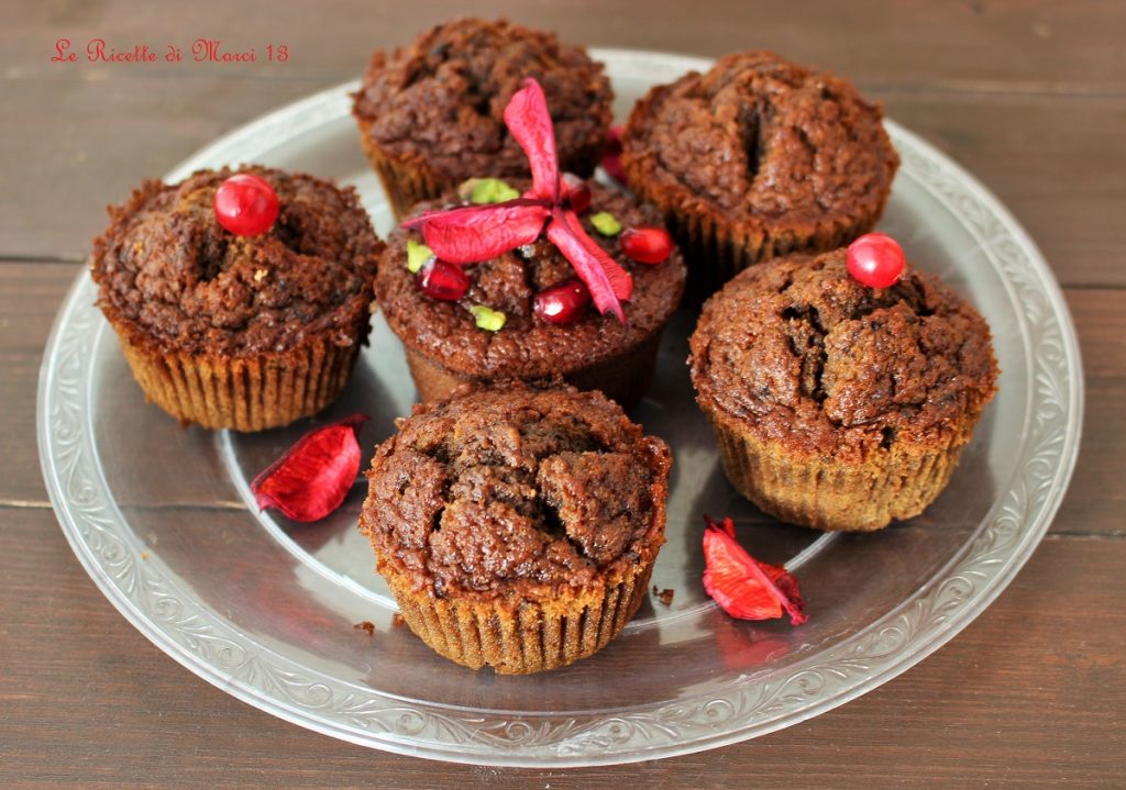 Muffins au café avec farine de châtaigne