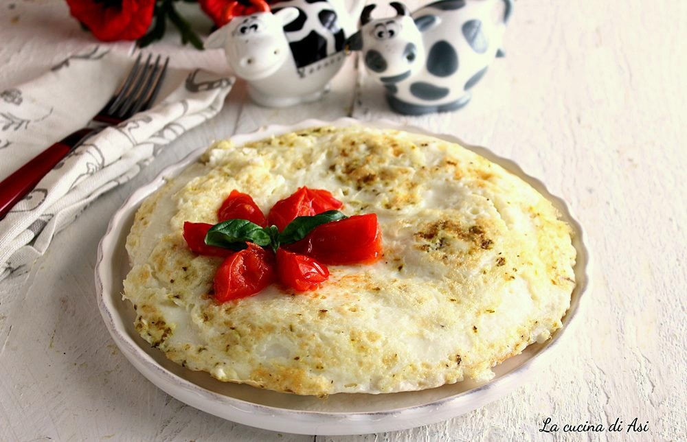 Omelette hyperprotéinée uniquement avec des blancs d'œufs
