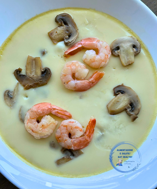 Omelette légère et protéinée à la vapeur à la japonaise