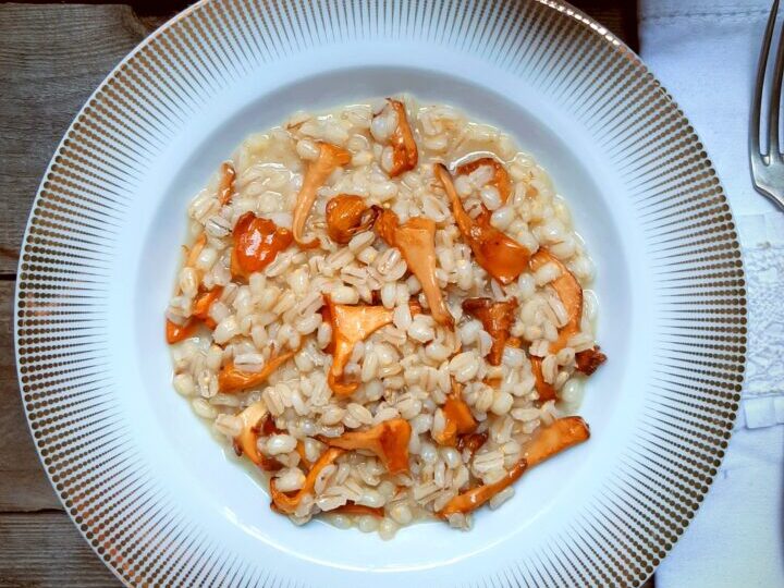 risotto crémeux aux girolles