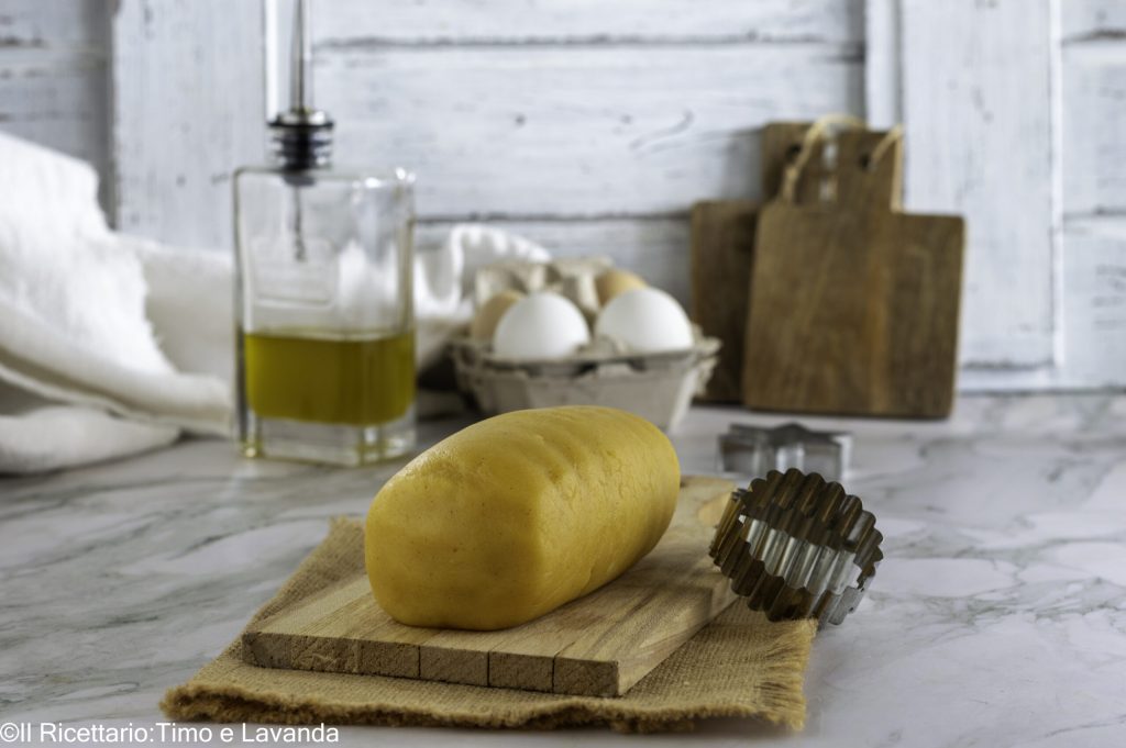 pâte sablée de riz à l'huile d'olive